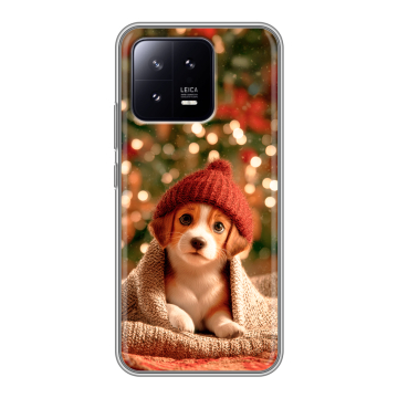 Силиконовый чехол на Xiaomi 13 с принтом Новый год Силиконовый чехол на Xiaomi 13 с принтом Новый год