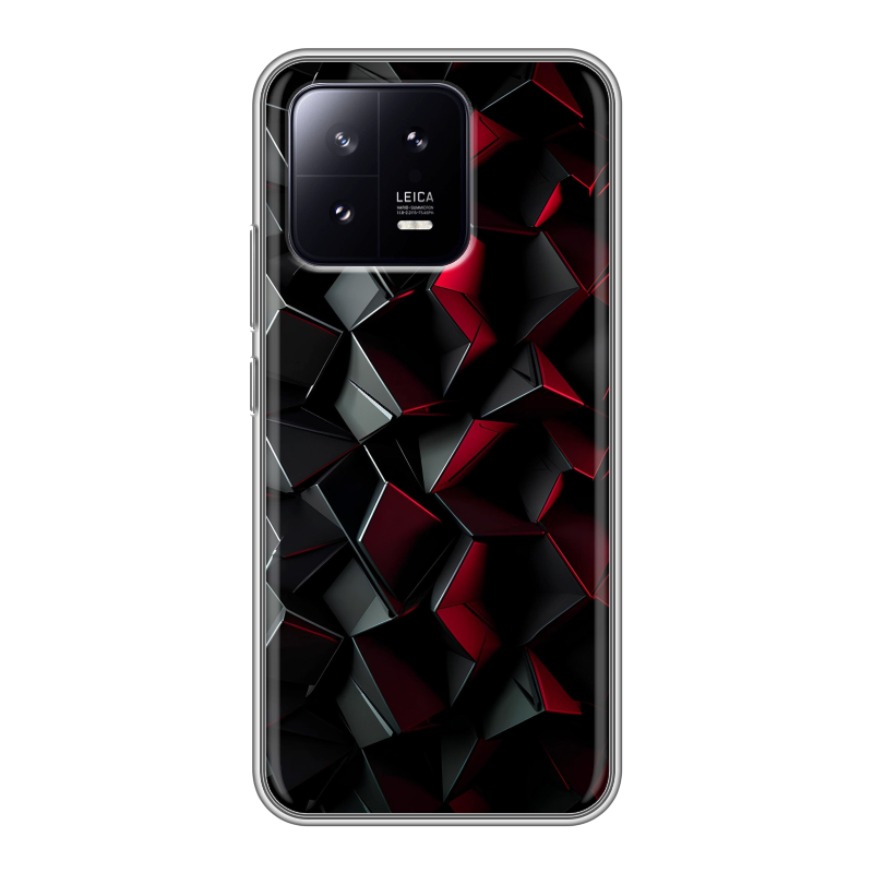 Силиконовый чехол на Xiaomi 13 с принтом Абстракция Силиконовый чехол на Xiaomi 13 с принтом Абстракция