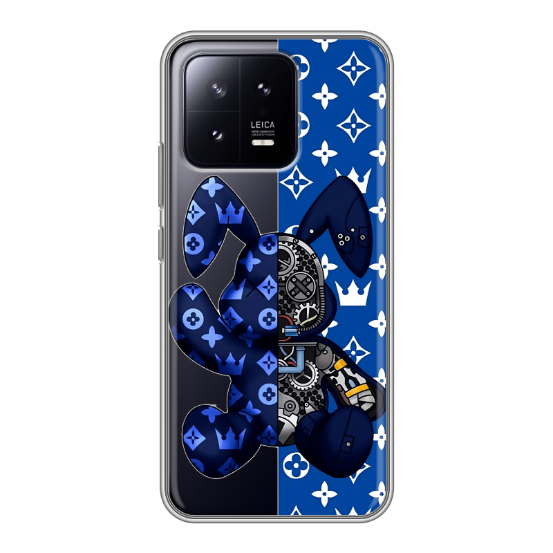 Силиконовый чехол на Xiaomi 13 с принтом Луи робот Силиконовый чехол на Xiaomi 13 с принтом Луи робот