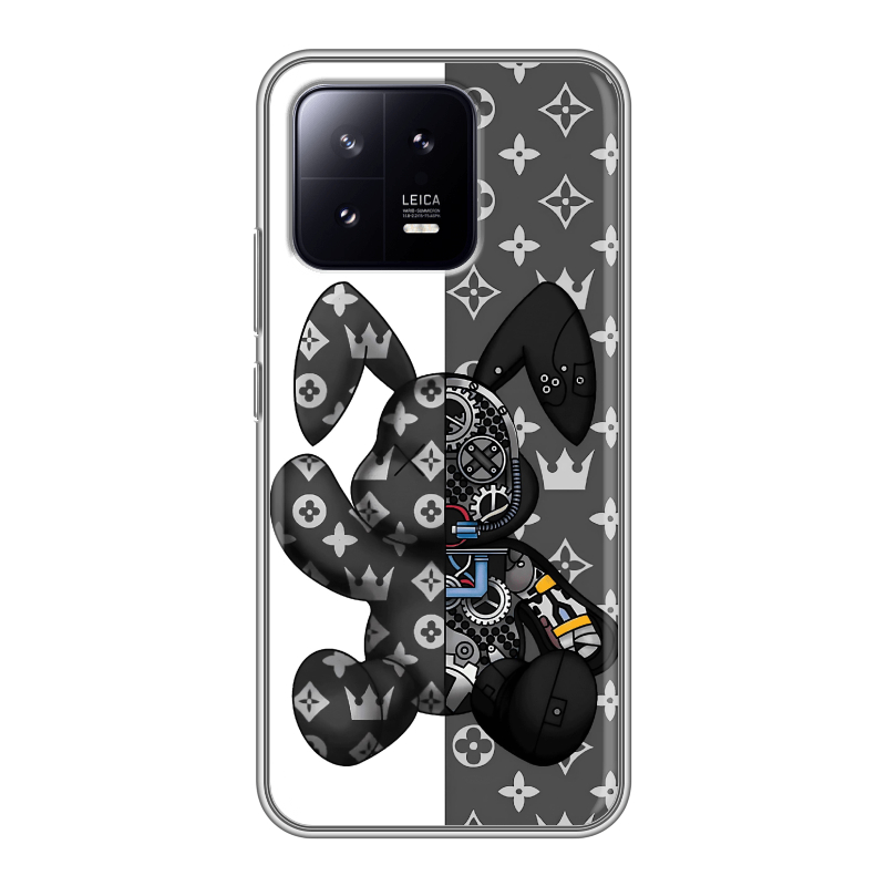 Силиконовый чехол на Xiaomi 13 с принтом Луи робот Силиконовый чехол на Xiaomi 13 с принтом Луи робот