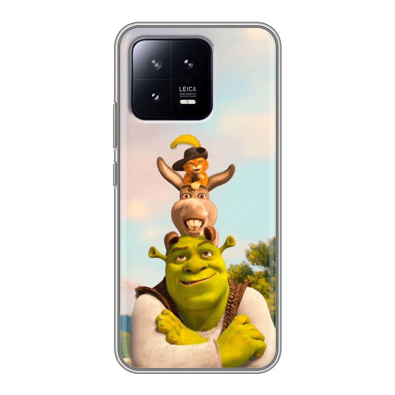 Силиконовый чехол на Xiaomi 13 с принтом Шрек Shrek Силиконовый чехол на Xiaomi 13 с принтом Шрек Shrek