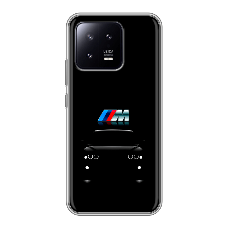 Силиконовый чехол на Xiaomi 13 с принтом БМВ BMW Силиконовый чехол на Xiaomi 13 с принтом БМВ BMW