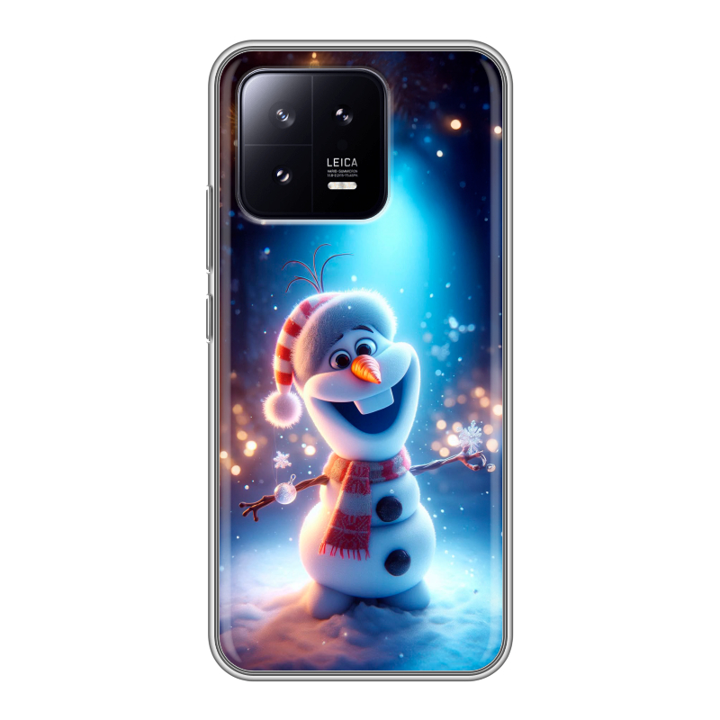 Силиконовый чехол на Xiaomi 13 с принтом Новый год Силиконовый чехол на Xiaomi 13 с принтом Новый год