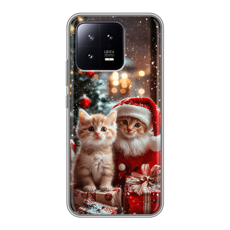 Силиконовый чехол на Xiaomi 13 с принтом Новый год Силиконовый чехол на Xiaomi 13 с принтом Новый год