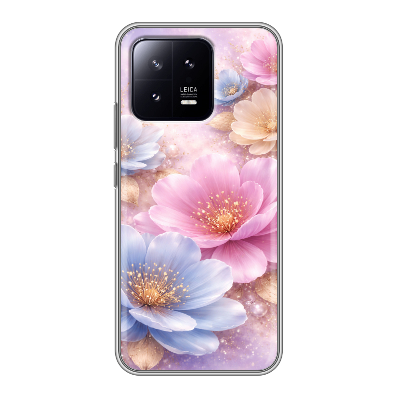 Силиконовый чехол на Xiaomi 13 с принтом женский Силиконовый чехол на Xiaomi 13 с принтом женский