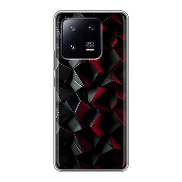 Силиконовый чехол на Xiaomi 13 Pro с принтом Абстракция