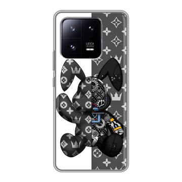 Силиконовый чехол на Xiaomi 13 Pro с принтом Луи робот Силиконовый чехол на Xiaomi 13 Pro с принтом Луи робот