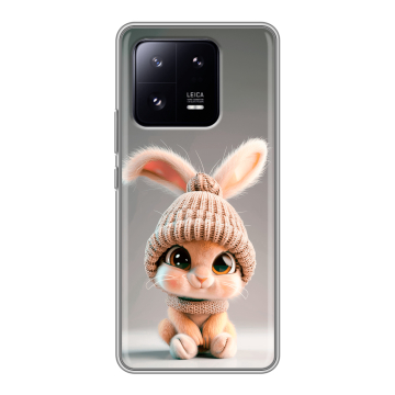 Силиконовый чехол на Xiaomi 13 Pro с принтом Кролик
