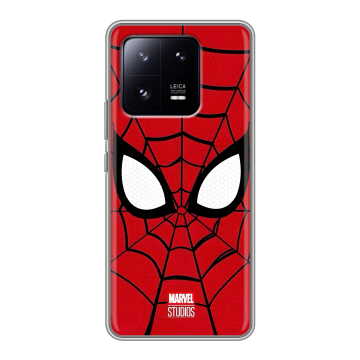 Силиконовый чехол на Xiaomi 13 Pro с принтом человек паук spiderman