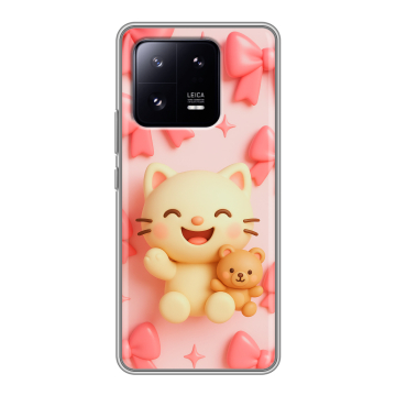 Силиконовый чехол на Xiaomi 13 Pro с принтом для девочек