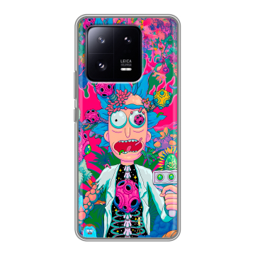 Силиконовый чехол на Xiaomi 13 Pro с принтом Рик и Морти Rick Morty Силиконовый чехол на Xiaomi 13 Pro с принтом Рик и Морти Rick Morty