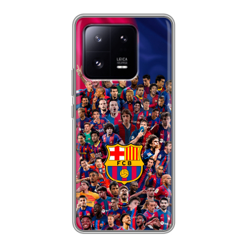 Силиконовый чехол на Xiaomi 13 Pro с принтом Барселона Barcelona Силиконовый чехол на Xiaomi 13 Pro с принтом Барселона Barcelona