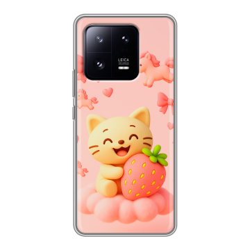 Силиконовый чехол на Xiaomi 13 Pro с принтом для девочек