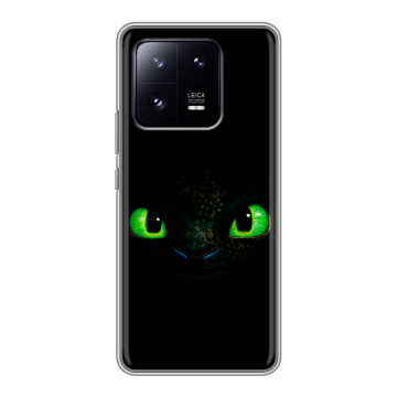 Силиконовый чехол на Xiaomi 13 Pro с принтом Как приручить дракона Силиконовый чехол на Xiaomi 13 Pro с принтом Как приручить дракона
