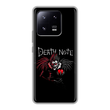 Силиконовый чехол на Xiaomi 13 Pro с принтом Death note Тетрадь смерти Силиконовый чехол на Xiaomi 13 Pro с принтом Death note Тетрадь смерти