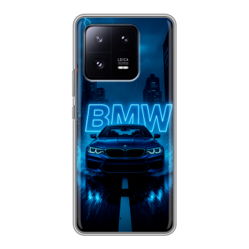 Силиконовый чехол на Xiaomi 13 Pro с принтом BMW БМВ