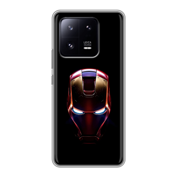 Силиконовый чехол на Xiaomi 13 Pro с принтом IronMan Железный человек Силиконовый чехол на Xiaomi 13 Pro с принтом IronMan Железный человек
