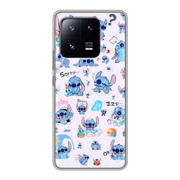 Силиконовый чехол на Xiaomi 13 Pro с принтом Лило и Стич Силиконовый чехол на Xiaomi 13 Pro с принтом Лило и Стич