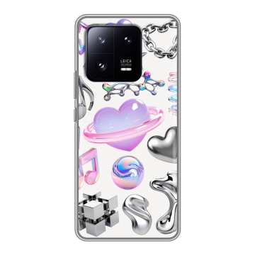 Силиконовый чехол на Xiaomi 13 Pro с принтом Y2K