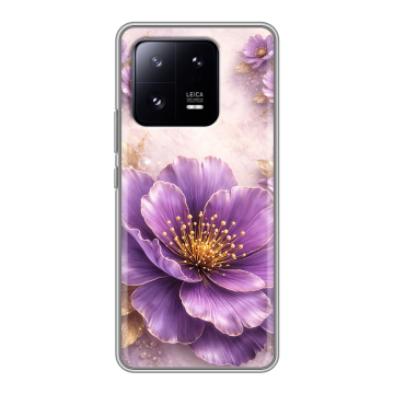 Силиконовый чехол на Xiaomi 13 Pro с принтом женский