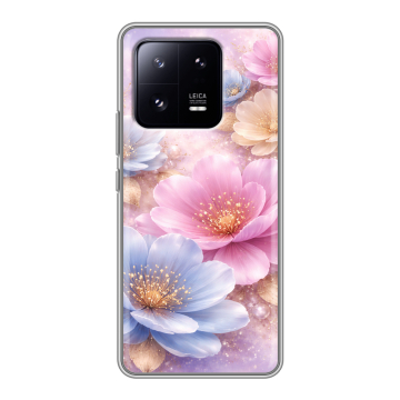 Силиконовый чехол на Xiaomi 13 Pro с принтом женский
