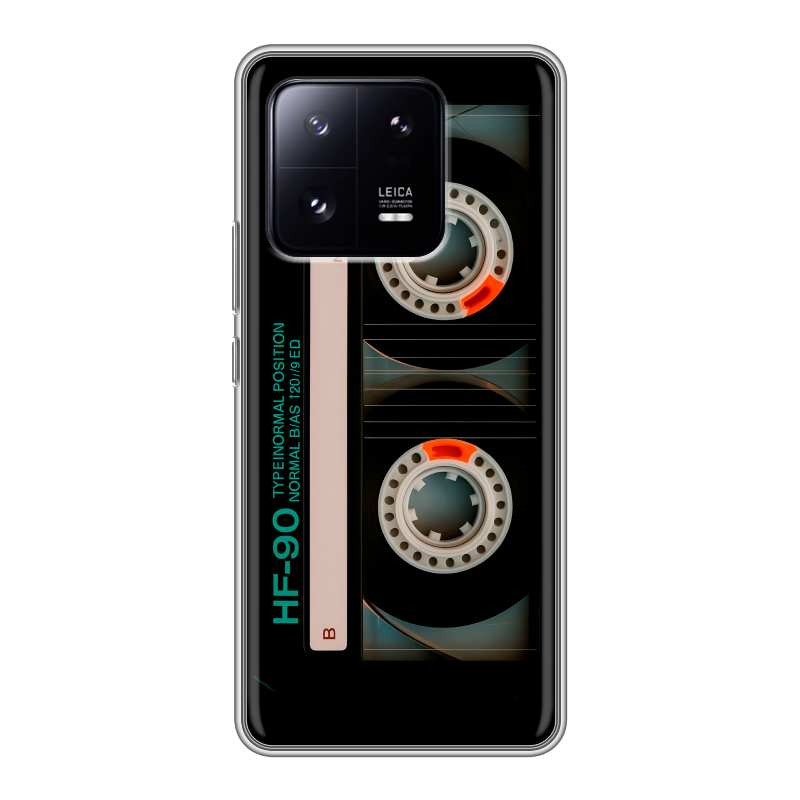 Силиконовый чехол на Xiaomi 13 Pro с принтом Кассета Силиконовый чехол на Xiaomi 13 Pro с принтом Кассета