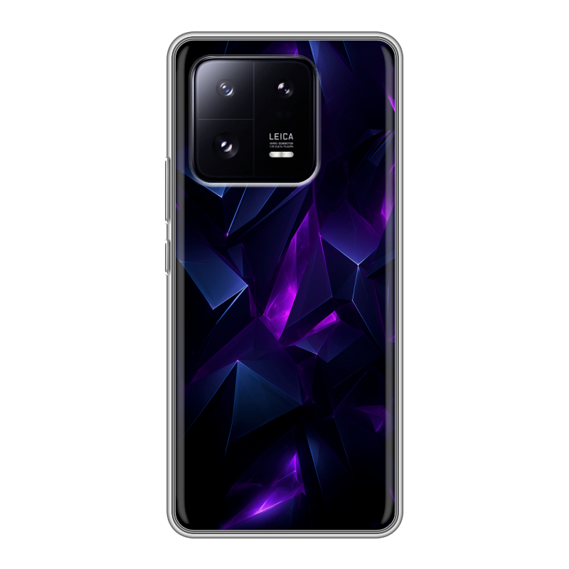Силиконовый противоударный чехол на Xiaomi 13 Pro с принтом Абстракиция Силиконовый противоударный чехол на Xiaomi 13 Pro с принтом Абстракиция