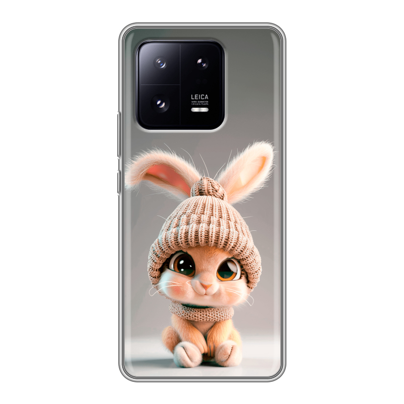 Силиконовый чехол на Xiaomi 13 Pro с принтом Кролик Силиконовый чехол на Xiaomi 13 Pro с принтом Кролик