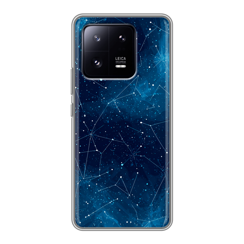 Силиконовый чехол на Xiaomi 13 Pro с принтом Космос звезды Силиконовый чехол на Xiaomi 13 Pro с принтом Космос звезды