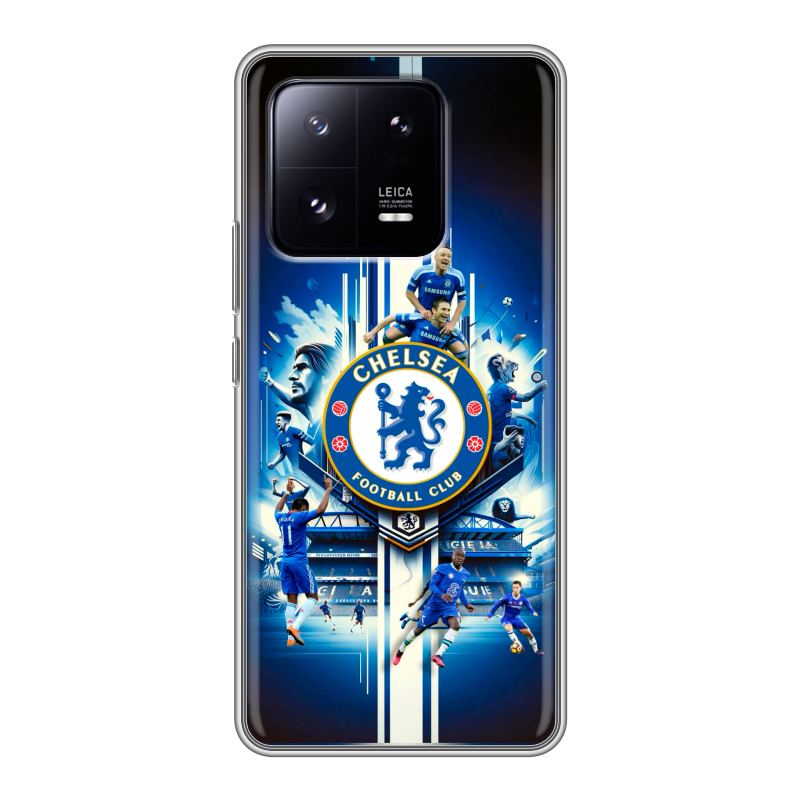 Силиконовый чехол на Xiaomi 13 Pro с принтом Chelsea Челси Силиконовый чехол на Xiaomi 13 Pro с принтом Chelsea Челси