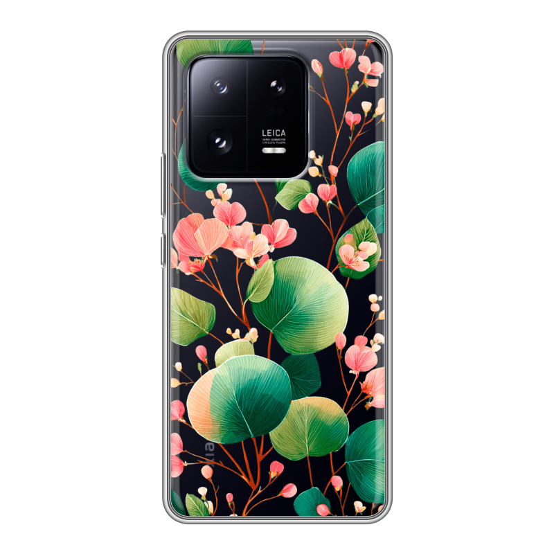 Силиконовый противоударный чехол на Xiaomi 13 Pro с принтом женский Силиконовый противоударный чехол на Xiaomi 13 Pro с принтом женский