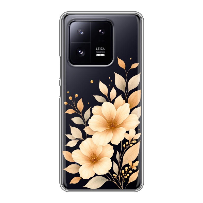 Силиконовый чехол на Xiaomi 13 Pro с принтом для девушки Силиконовый чехол на Xiaomi 13 Pro с принтом для девушки