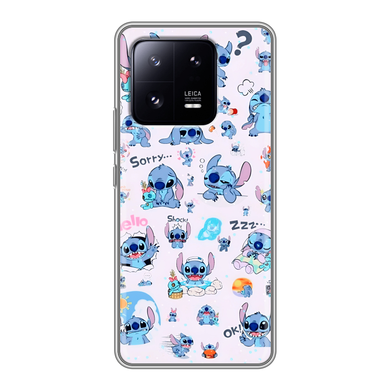 Силиконовый чехол на Xiaomi 13 Pro с принтом Лило и Стич Силиконовый чехол на Xiaomi 13 Pro с принтом Лило и Стич