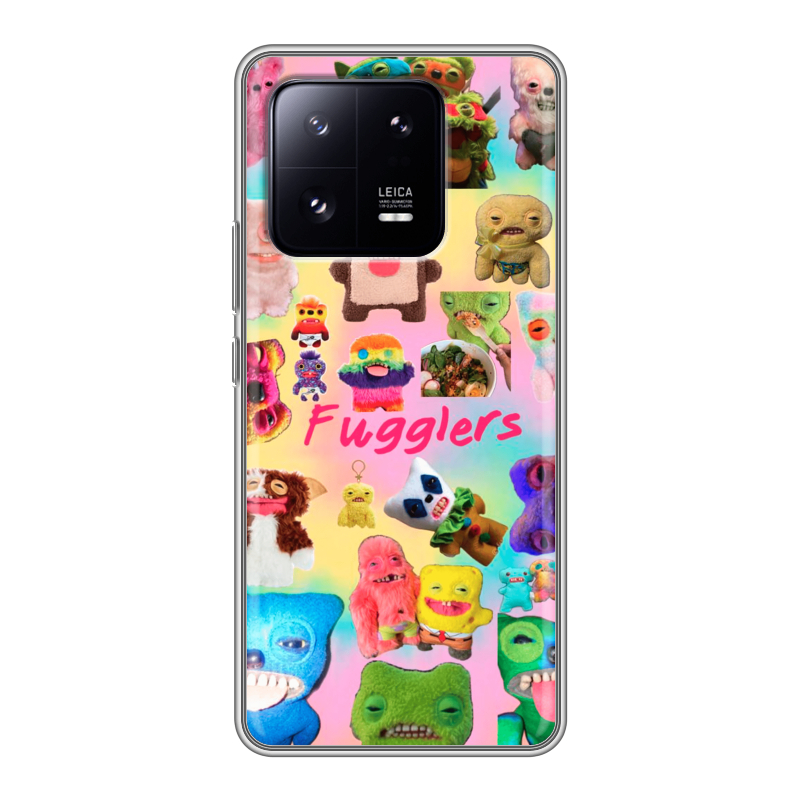 Силиконовый противоударный чехол на Xiaomi 13 Pro с принтом Флагер Fuggler Силиконовый противоударный чехол на Xiaomi 13 Pro с принтом Флагер Fuggler