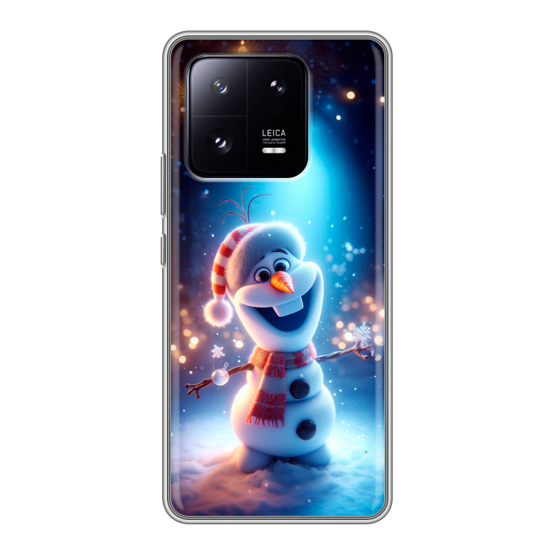Силиконовый чехол на Xiaomi 13 Pro с принтом Новый год Силиконовый чехол на Xiaomi 13 Pro с принтом Новый год