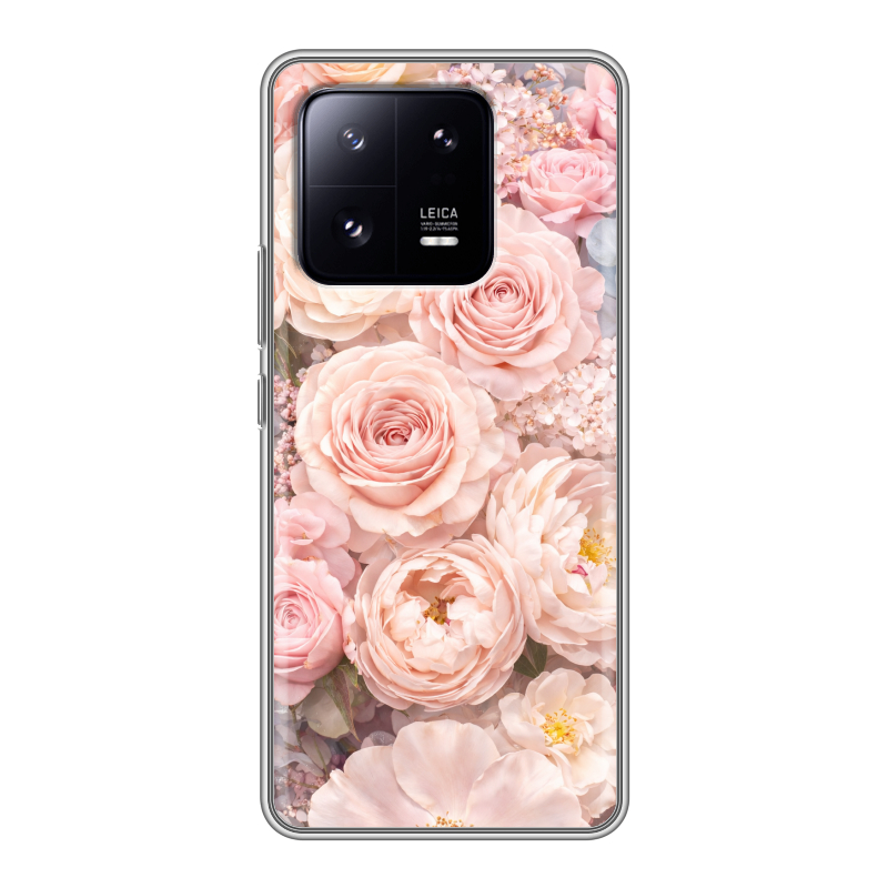 Силиконовый противоударный чехол на Xiaomi 13 Pro с принтом женский Силиконовый противоударный чехол на Xiaomi 13 Pro с принтом женский