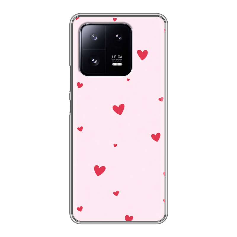 Силиконовый противоударный чехол на Xiaomi 13 Pro с принтом для девочек Силиконовый противоударный чехол на Xiaomi 13 Pro с принтом для девочек