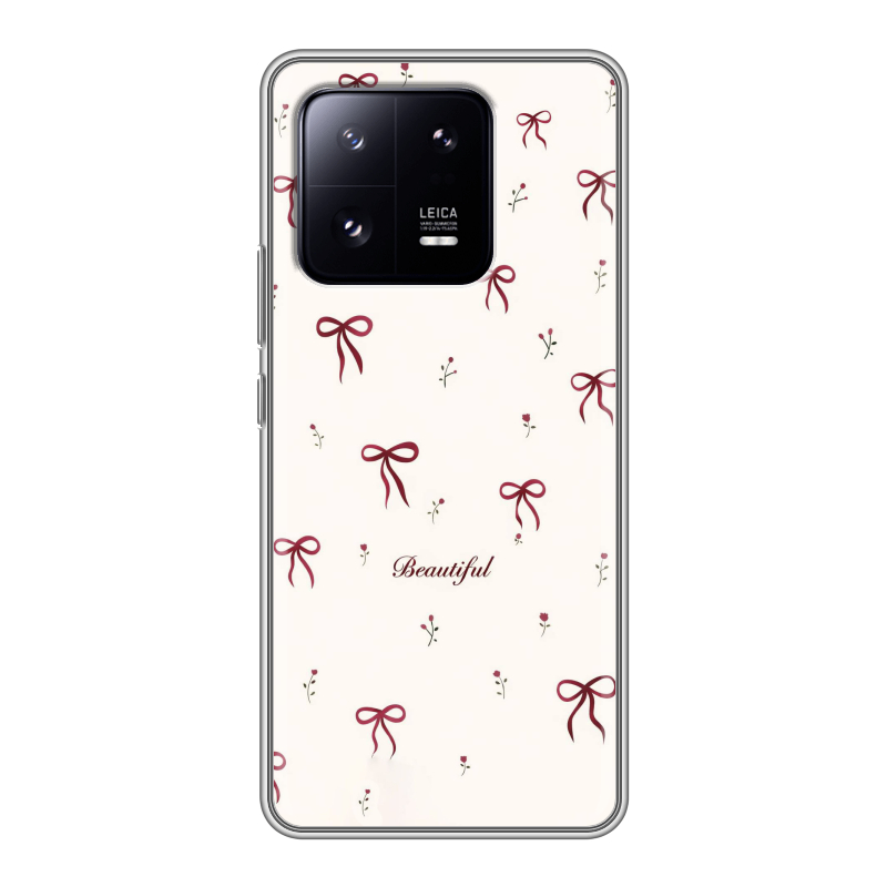 Силиконовый противоударный чехол на Xiaomi 13 Pro с принтом для девочек Силиконовый противоударный чехол на Xiaomi 13 Pro с принтом для девочек
