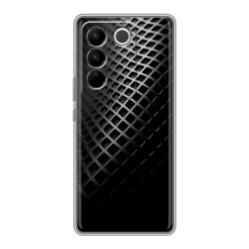 Силиконовый чехол на Vivo V27 с принтом Текстура металла Силиконовый чехол на Vivo V27 с принтом Текстура металла