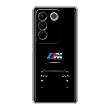 Силиконовый чехол на Vivo V27 с принтом БМВ BMW Силиконовый чехол на Vivo V27 с принтом БМВ BMW