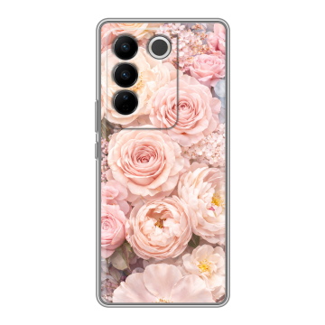 Силиконовый чехол на Vivo V27 с принтом женский Силиконовый чехол на Vivo V27 с принтом женский