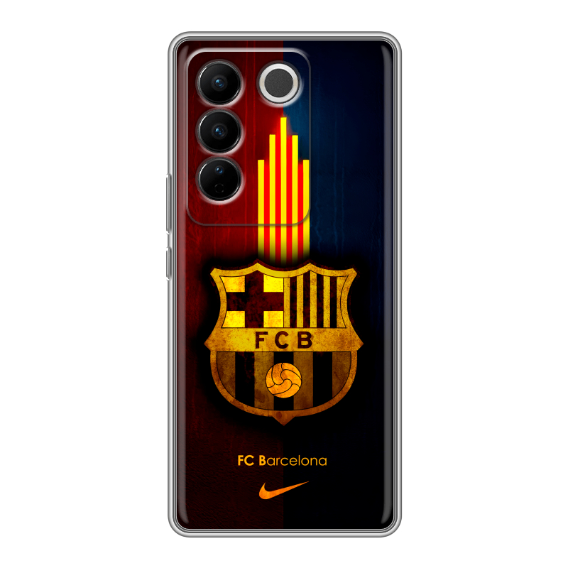 Силиконовый чехол на Vivo V27 с принтом Барселона Barcelona Силиконовый чехол на Vivo V27 с принтом Барселона Barcelona