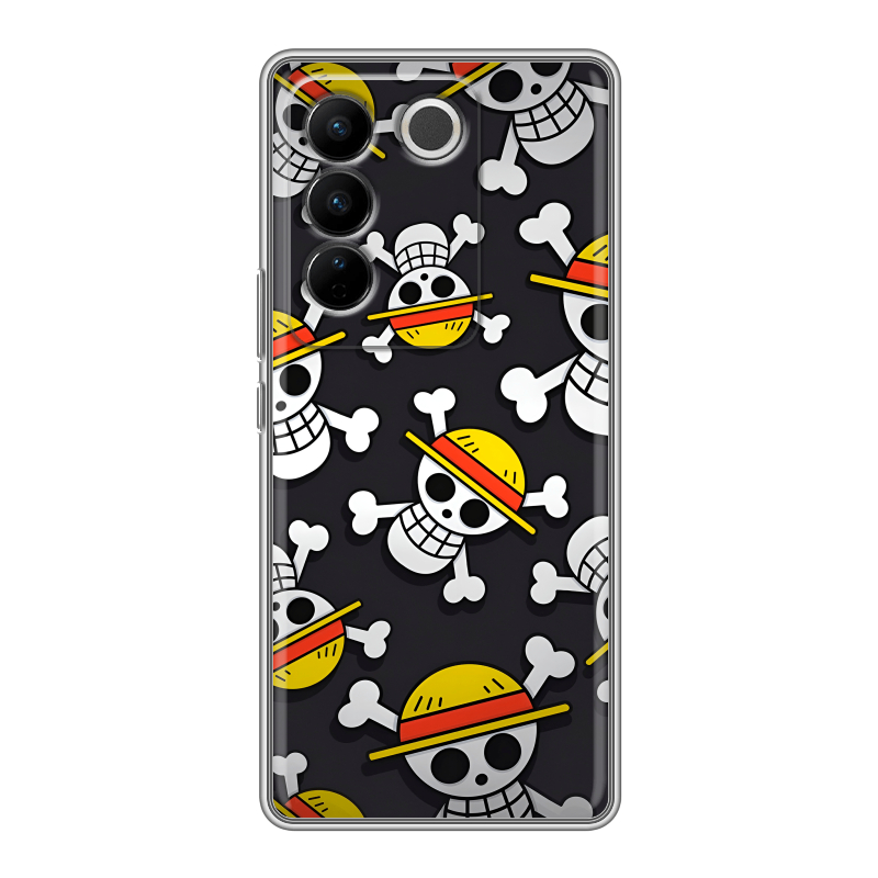 Силиконовый чехол на Vivo V27 с принтом One Piece Ван Пис Силиконовый чехол на Vivo V27 с принтом One Piece Ван Пис
