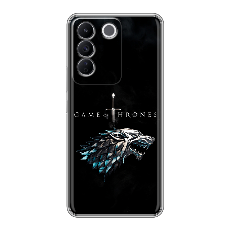 Силиконовый чехол на Vivo V27e с принтом Игра Престолов Game Thrones Силиконовый чехол на Vivo V27e с принтом Игра Престолов Game Thrones