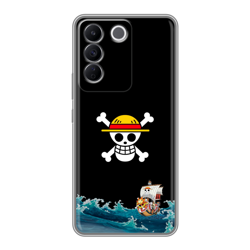 Силиконовый чехол на Vivo V27e с принтом One Piece Ван Пис Силиконовый чехол на Vivo V27e с принтом One Piece Ван Пис