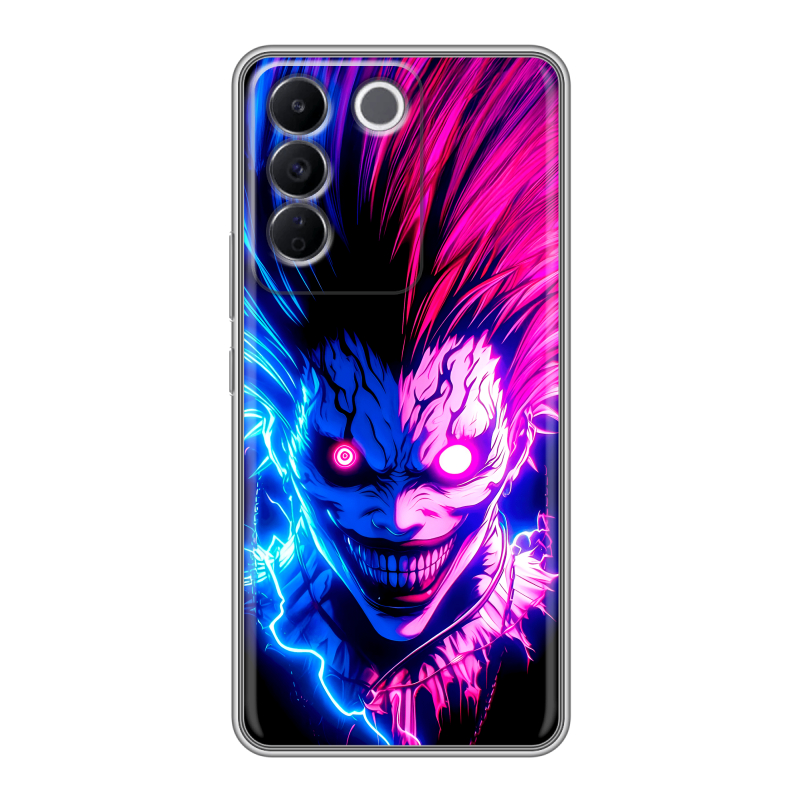 Силиконовый чехол на Vivo V27e с принтом Death note Тетрадь смерти Силиконовый чехол на Vivo V27e с принтом Death note Тетрадь смерти