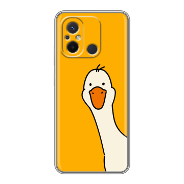 Силиконовый чехол на Xiaomi RedMi 12C с принтом Утка