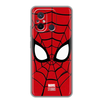 Силиконовый чехол на Xiaomi RedMi 12C с принтом человек паук spiderman Силиконовый чехол на Xiaomi RedMi 12C с принтом человек паук spiderman