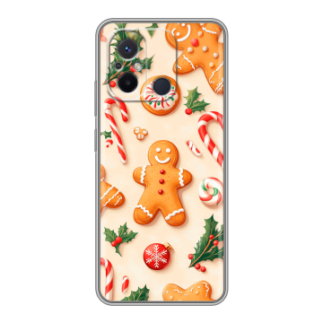 Силиконовый чехол на Xiaomi RedMi 12C с принтом Новый год