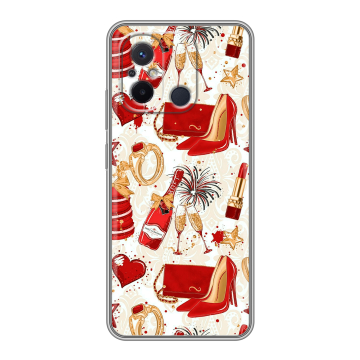 Силиконовый чехол на Xiaomi RedMi 12C с принтом Новый год